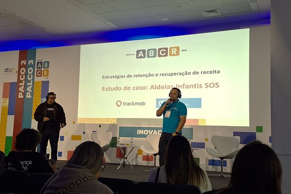 Márcio Bonfá, Gerente Executivo de Captação de Recursos, na 18ª edição do Festival ABCR.