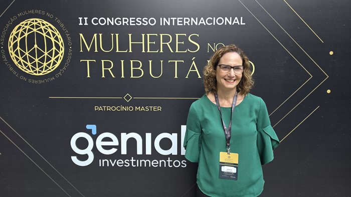 Joanna Calazans, Gerente de Filantropia da Aldeias Infantis SOS, no encontro Mulheres no Tributário.