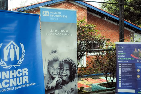 Ação de empregabilidade para pessoas migrantes e refugiadas realizada pela Aldeias Infantis SOS em São Paulo.